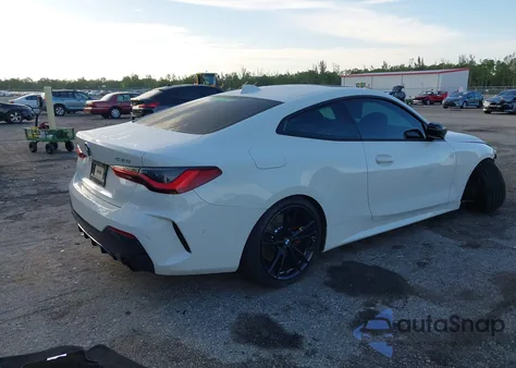 2021 BMW 430I z USA, uszkodzony, nr VIN WBA53AP08MCG48490